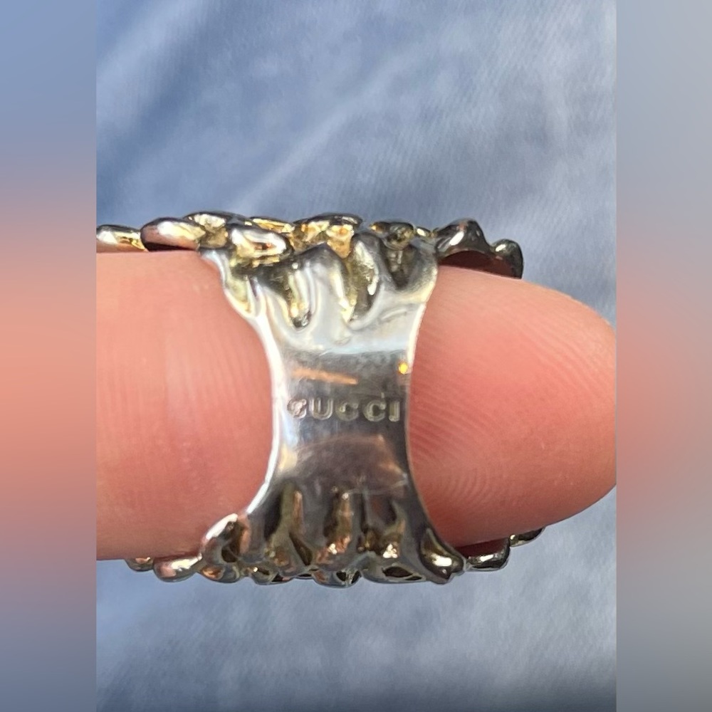 GOLD GUCCI LION RING - Picture 4 of 5